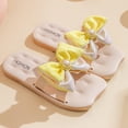 thumbnail image 1 of Eltusu Girls Slide Sandals, Non-Slip Beach Breathable Open Toe Summer Shoes Yellow Size 8-9 T, 1 of 4
