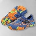 thumbnail image 1 of Eltusu Girls Sneakers, Lightweight No Slip Mesh Breathable Athletic Shoes Blue Size 8 T, 1 of 2