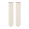 thumbnail image 1 of Eltusu Girls Socks, Cotton Stretch Tight Comfort School Uniform Socks Beige Size 0-13 T, 1 of 2