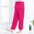 thumbnail image 1 of Eltusu Girls Sports Sweatpants, Casual Loose Elastic Waist Cotton Jogger Pants Hot Pink Size 5-6 T, 1 of 3