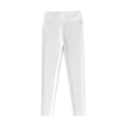 thumbnail image 1 of Eltusu Girls Stretch Leggings, Cotton Soft High Waist Casual Tight Pants White Size 5-6 T, 1 of 2