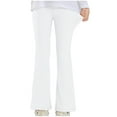 thumbnail image 1 of Eltusu Girls Stretch Leggings, Running Elastic Waist Fashion Casual Tight Pants White Size 8-9 T, 1 of 2