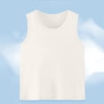 thumbnail image 1 of Eltusu Girls Tank Tops, Crewneck Basic Summer Casual Sleeveless Shirts Beige Size 11-12 T, 1 of 4