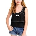 thumbnail image 1 of Eltusu Girls Tank Tops, Fashion Holiday Crewneck Summer Sleeveless Shirts Black Size 9-10 T, 1 of 4