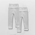 thumbnail image 1 of Eltusu Girls Thermal Leggings, Casual 2 Pieces Stretch Elastic Waist Winter Pants Gray Size 5-6 T, 1 of 2