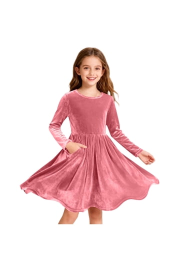 Shop Pink Velvet Dresses for Girls and Women with Stylish Options