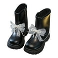 thumbnail image 1 of Eltusu Girls Winter Boots, Breathable Non Slip Thermal Fashion Kids Shoes Black Size 9-9.5 T, 1 of 4