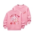 thumbnail image 1 of Eltusu Girls Winter Sweatshirts, Soft Long Sleeve Thermal Comfy Pullover Tops Pink Size 9-10 T, 1 of 4