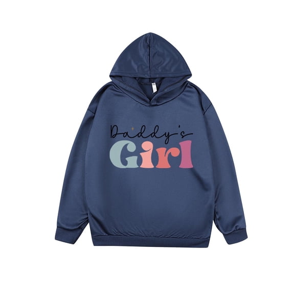 Eltusu Hoodies for Boys, Long Sleeve Pullover Graphic Cotton Fall Sweatshirts Navy Size 7 T