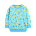 thumbnail image 1 of Eltusu Infant Boys Sweatshirts, Cotton Crew Neck Printed Long Sleeve Spring Fall Tops Blue Size 1 T, 1 of 2