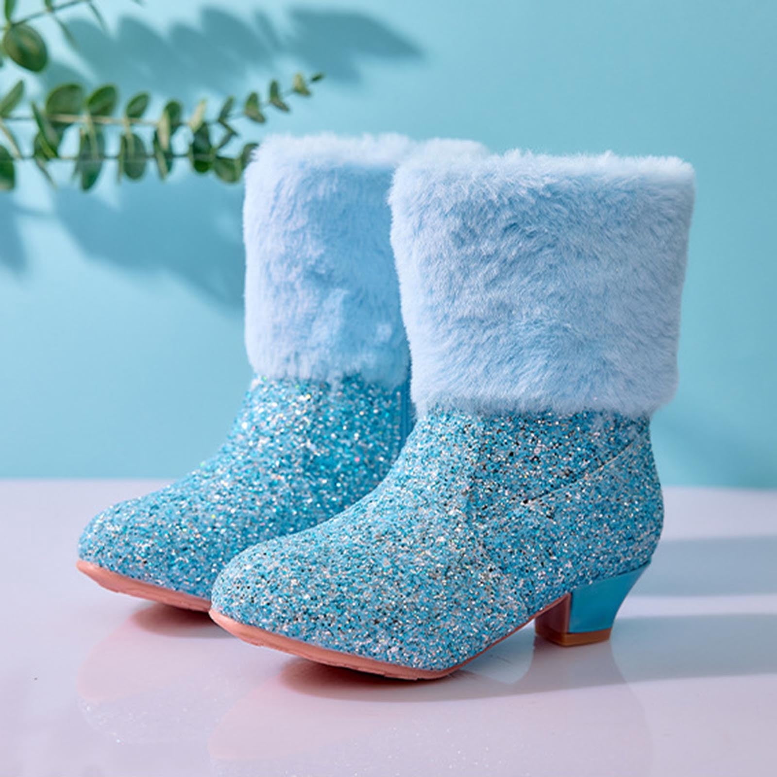 Hike Footwear Light Blue Insulated Winter Ankle Boots/ Faux Fur Trim Size 42 HF Azura – Ergonomic & Supportive Winter Barefoot Shoes  main image 3