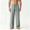 thumbnail image 1 of Eltusu Men's Athletic Pants, Workout Elastic Waist Quick Dry Straight Legs Active Pants Green Size L, 1 of 3