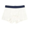 thumbnail image 1 of Eltusu Toddler Boxer Briefs, Breathable Cotton Elastic Waist Stretch Boys Underwear White Size 8-9T, 1 of 2