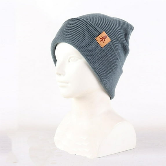 Eltusu Toddler Boys Beanies, Windproof Warm Stretch Soft Winter Hats Green Size 1-4 T