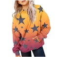 thumbnail image 1 of Eltusu Toddler Girls Hoodies, Loose Long Sleeve Pullover Printed Girls Sweatshirts Light Blue Size 4-5 T, 1 of 3