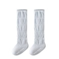 thumbnail image 1 of Eltusu Toddler Girls Knee High Socks, Stretch Tight Cotton Casual School Uniform Socks Light Blue Size 2-3T, 1 of 4