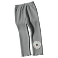 thumbnail image 1 of Eltusu Toddler Girls Leggings, Casual Cotton Stretch Elastic Waist Winter Pants Gray Size 2-3 T, 1 of 5