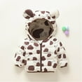 thumbnail image 1 of Eltusu Toddler Girls Puffer Jackets, Cute Cotton Waterproof Thermal Winter Coat with Pockets Coffee Size 2-3 T, 1 of 4