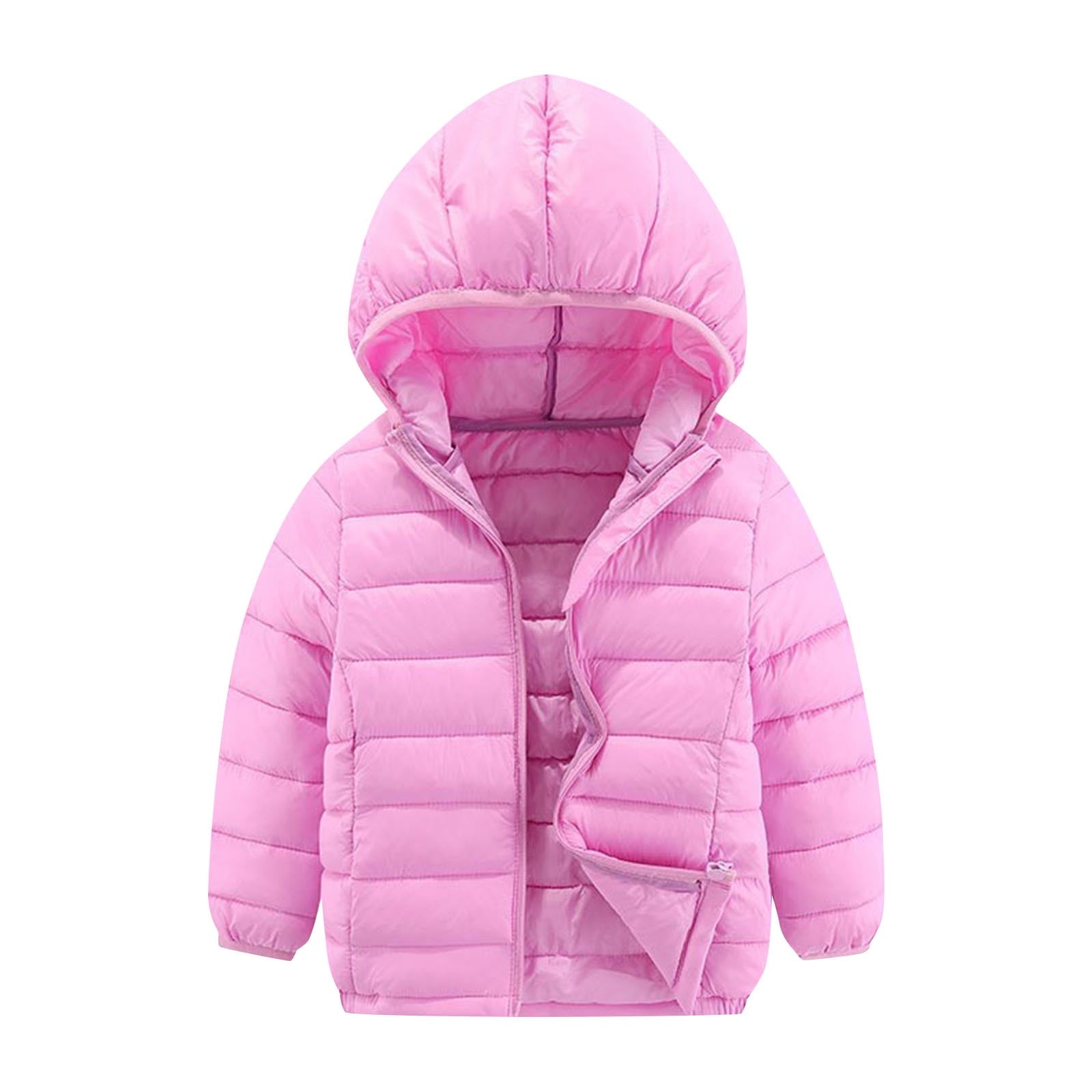 Eltusu Toddler Girls Puffer Jackets Hooded Windproof Warm Full Zip Eltusu Toddler Girls Puffer Jackets Hooded Windproof Warm Full Zip