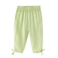 thumbnail image 1 of Eltusu Toddler Girls Sweatpants, Casual Spring Fall Elastic Waist Comfy Athletic Joggers Green Size 2-3 T, 1 of 2