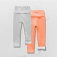 thumbnail image 1 of Eltusu Toddler Girls Thermal Leggings, 2 Pieces Elastic Waist Soft Stretch Winter Pants Pink Size 3-4 T, 1 of 2