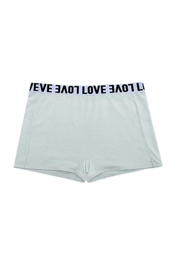 Women Boyshort Underwear, Comfort Flex Fit Elastic Waist Stretch Boxer Briefs Green Size M