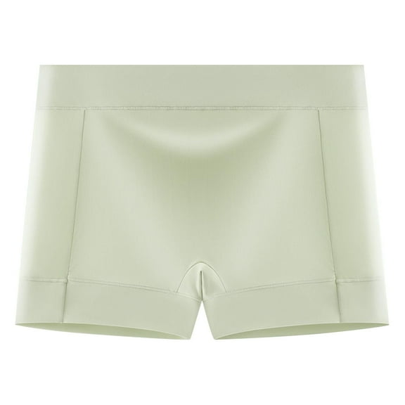 Eltusu Women Boyshort Underwear, Elastic Waist Comfy Comfy Stretch Boxer Briefs Green Size XL