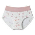 thumbnail image 1 of Eltusu Women Cotton Brief Underwear, Breathable Comfort Comfy Elastic Waist Women Panties White Size XL, 1 of 2