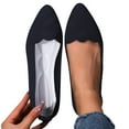 thumbnail image 1 of Eltusu Women Flat Shoes, Comfort Pointy Toe Slip on Mesh Work Shoes Black Size 5.5, 1 of 7