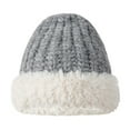 thumbnail image 1 of Eltusu Women Fleece Hat, Comfort Thermal Casual Windproof Winter Hat Gray Size Free Size, 1 of 2