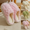 thumbnail image 1 of Eltusu Women Fuzzy Slippers, Thermal Fashion Soft Winter House Shoes Pink Size 5.5-8.5, 1 of 5