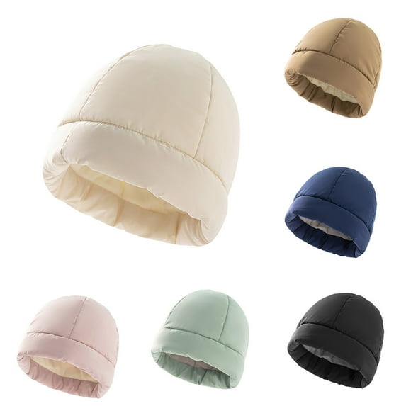 Eltusu Women Ridding Hat, Outdoor Thermal Windproof Waterproof Winter Hat Beige Size Free Size