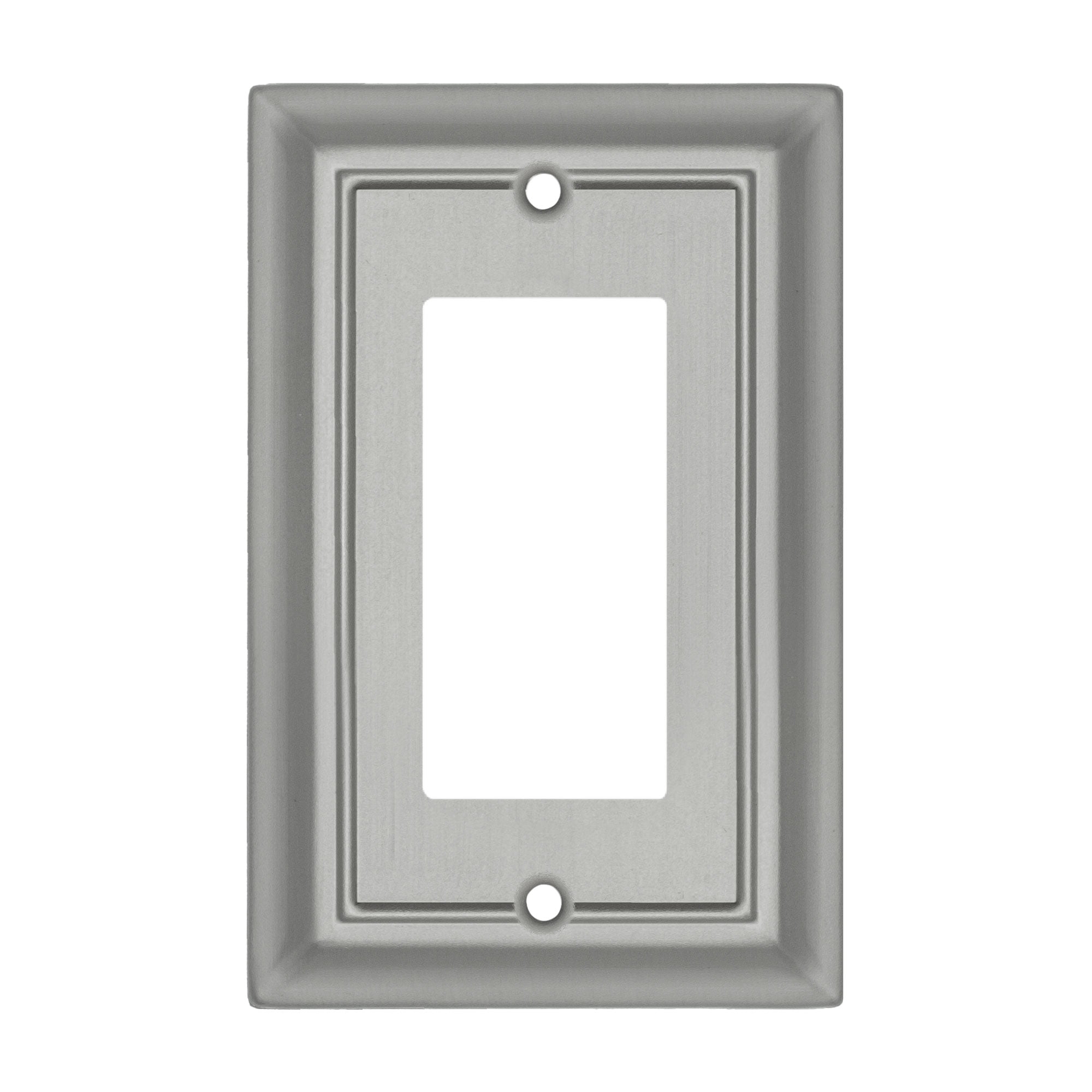 Elumina 150RNNB Sydney Satin Nickel Steel 1 Rocker Standard 5 in. Tall Wallplate
