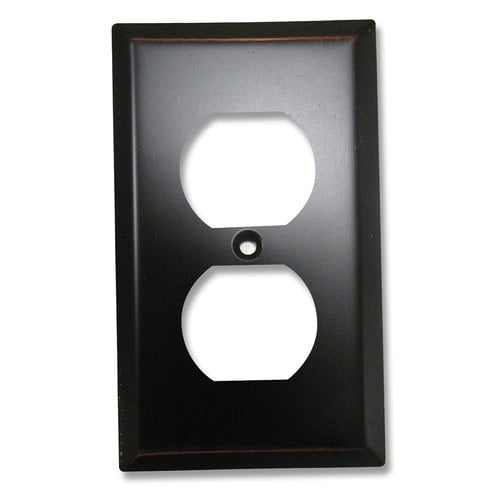 Elumina Century Aged Bronze Wallplate, Duplex