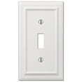 Elumina Continental 1 Toggle Wall Plate, White