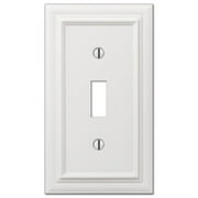 Elumina Continental 1 Toggle Wall Plate, White