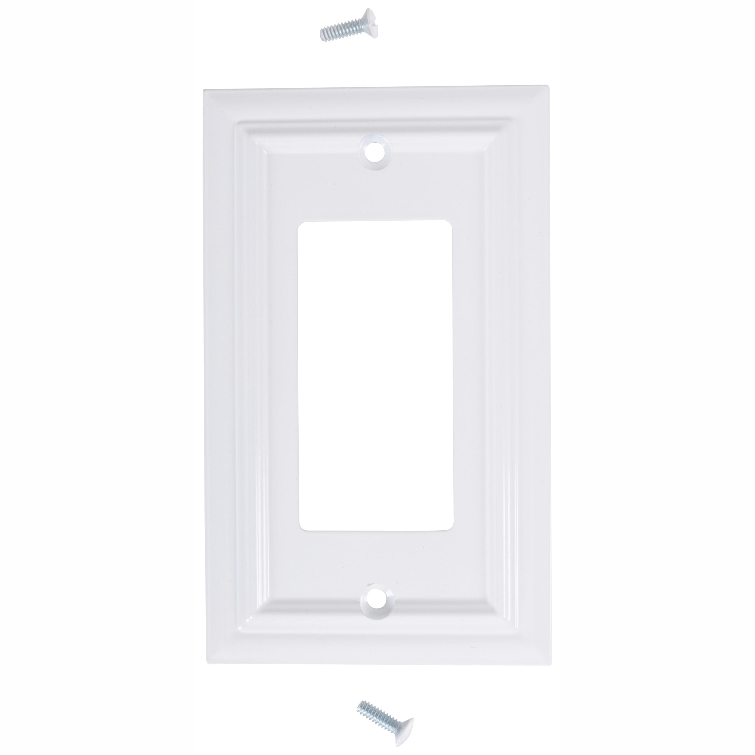 Elumina Continental 2 Decora Wall Plate, White
