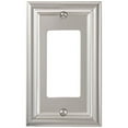 thumbnail image 1 of Elumina Continental Cast 1 Rocker Wallplate, Satin Nickel, 1 of 4