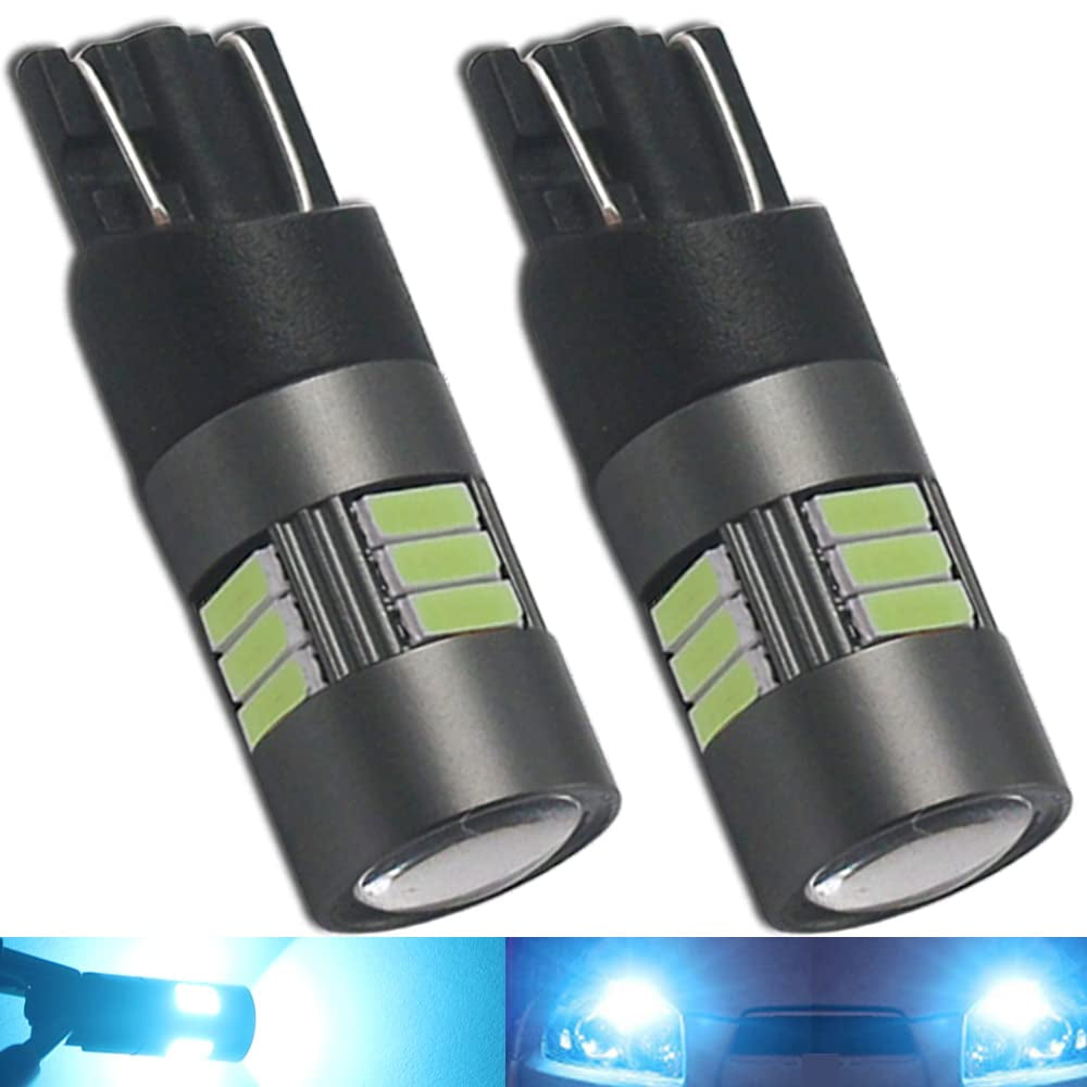 Eluseastar T10 194 LED CM31 Bulbs Side Light Ice Blue 12V24V W5W 168