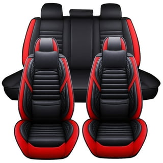 Leather Seat Covers in Car Seat Covers | Black - Walmart.com