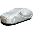 thumbnail image 1 of Eluto Car Cover, Waterproof Reflective Design, All Weather Sun Rain Dust UV Protection Universal for Sedan SUV, L - 185" x 71" x 59", 1 of 9