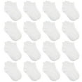 thumbnail image 1 of Elutong 16 Pairs Kids Socks Boys Soft Low Cut Ankle Socks for 2-14 Years Boys Girls, 1 of 7