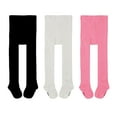 thumbnail image 1 of Elutong Baby Girls Tights Leggings 3 Pack Cotton Seamless Stocking Pants for 0-24 Month, 1 of 5