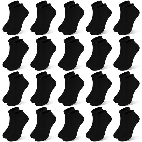 Elutong Kids Socks, 20 Pairs Low Cut Ankle Socks Short Athletic Socks for Boys Girls Toddler 1-13 Years