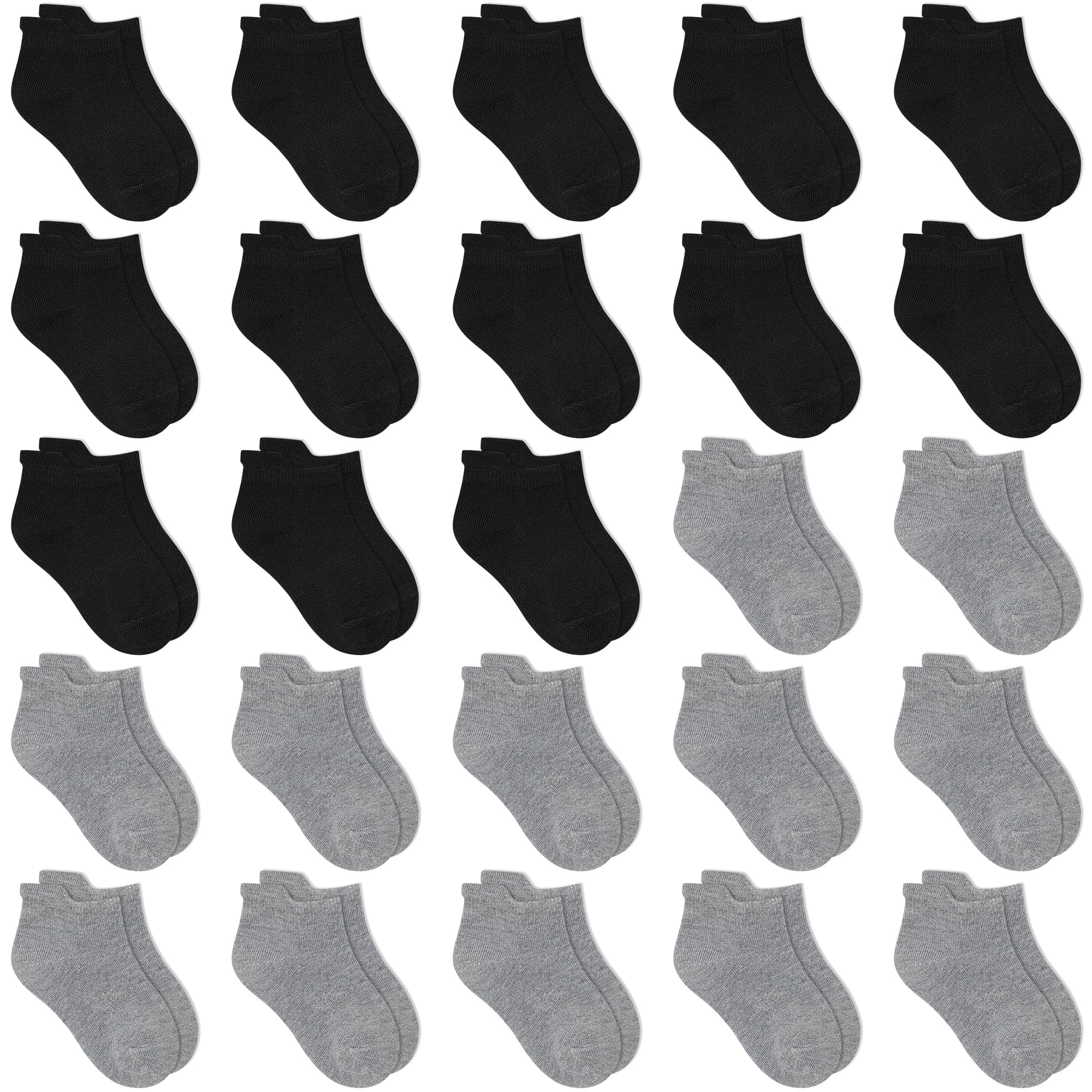 ELUTONG Children's Crew Socks, 18 Pairs For Kids, Breathable And - View #5