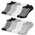 thumbnail image 1 of Elutong No Show Socks Mens, 8 Pairs Non Slip Invisiable Cotton Socks with Low Cut 5.5-11, 1 of 7