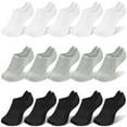 thumbnail image 1 of Elutong Women No Show Socks, 15 Pairs Sneaker Invisible Low Cut Liner Flat Socks, 1 of 7