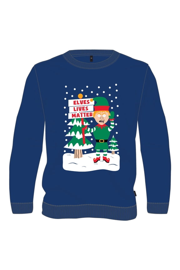 Elves Lives Matter Ugly Christmas Sweatshirt