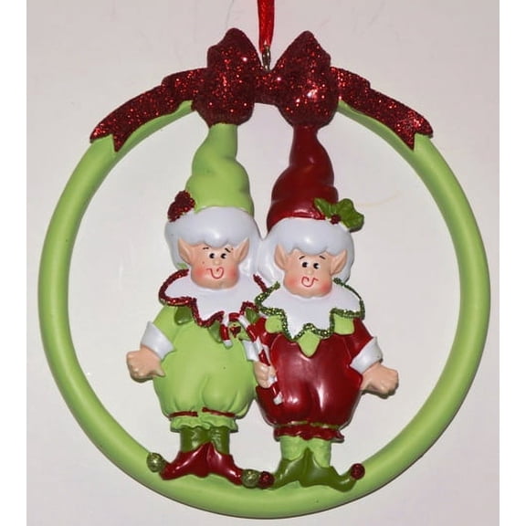 Elves Personalized Christmas Ornament DO-IT-YOURSELF