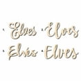 thumbnail image 1 of Elves Sign Unfinished Wood Cutout Home Decor DIY Option 3- 30" Wide / 1/2", 1 of 3
